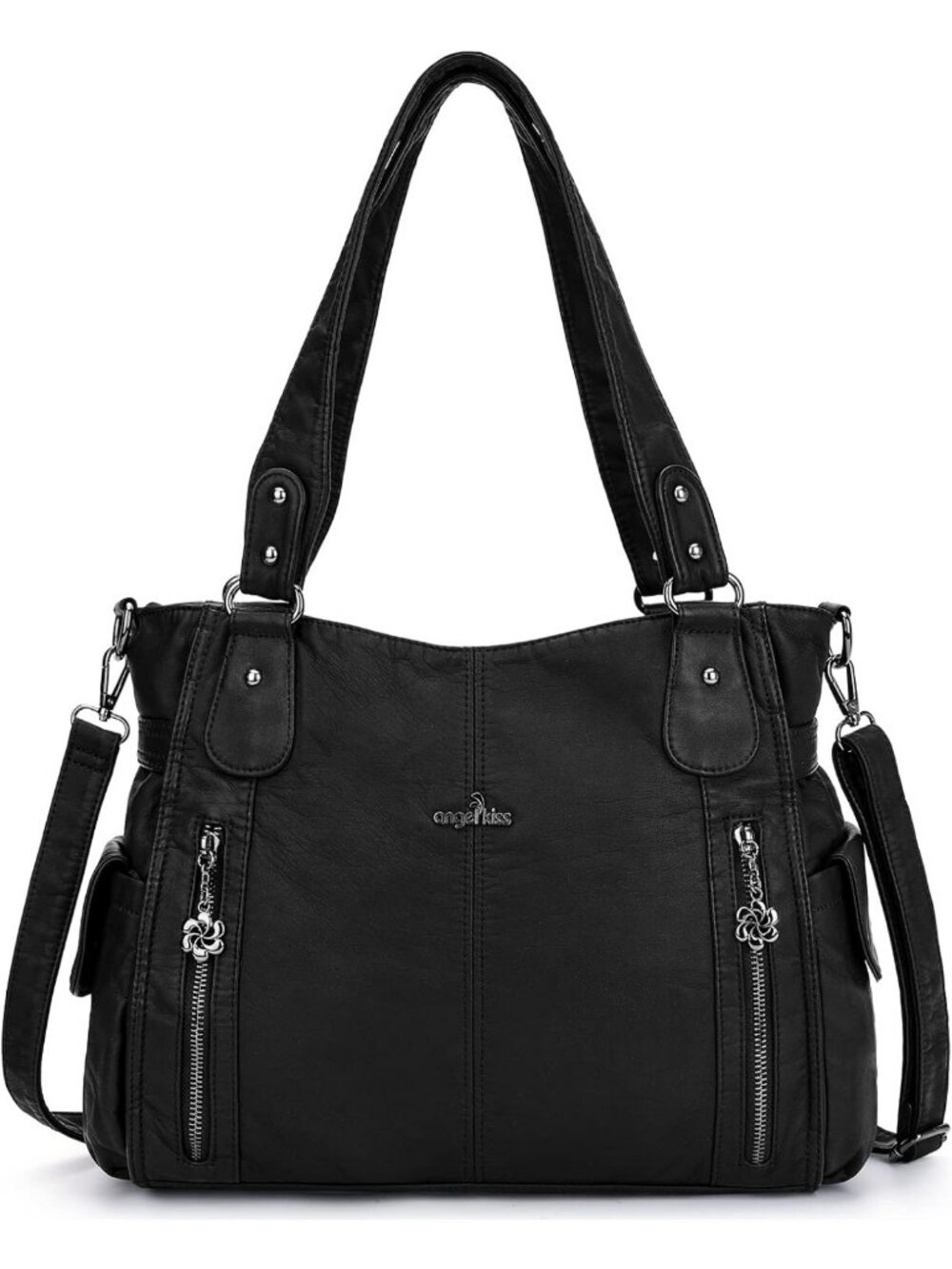Stylish Women's Top-Handle Hobo Purse - Roomy Casual Shoulder Tote Bag